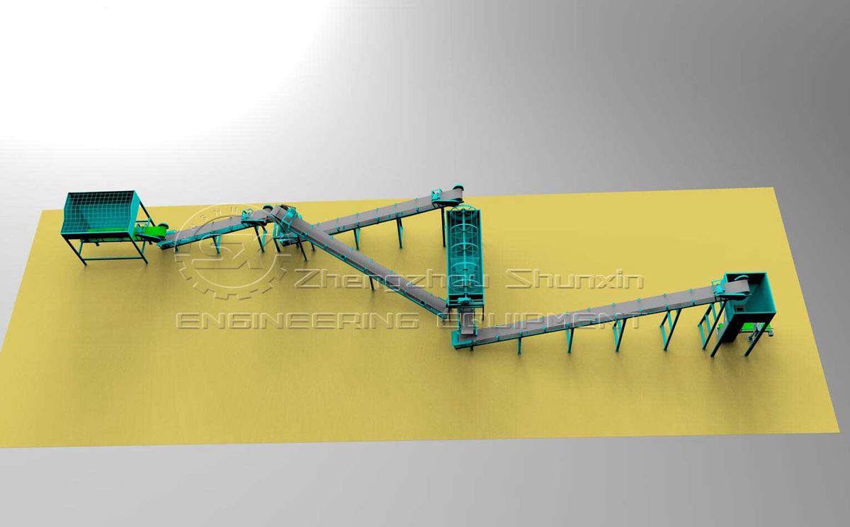 Cow Dung Powder Making Machine