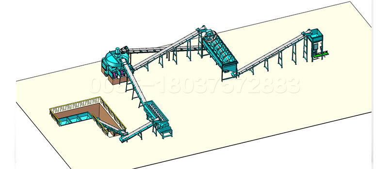 10 to 15 ton per hour NPK Compound Fertilzier Production Line