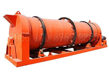 Rotary Drum Granulator with Stiring Teeth for Cow Manure Pelleting