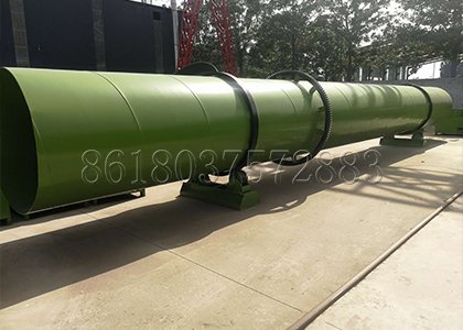 manure rotary dryer machine in organic fertilizer production line