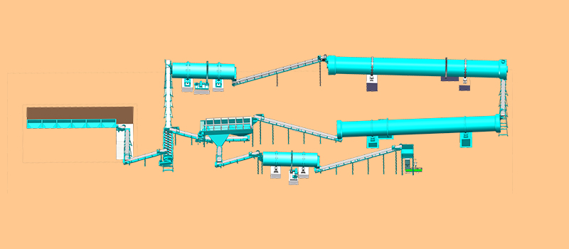 Fertilizer Plant Design Layout for Animal Manure Waste Fertilizer Production